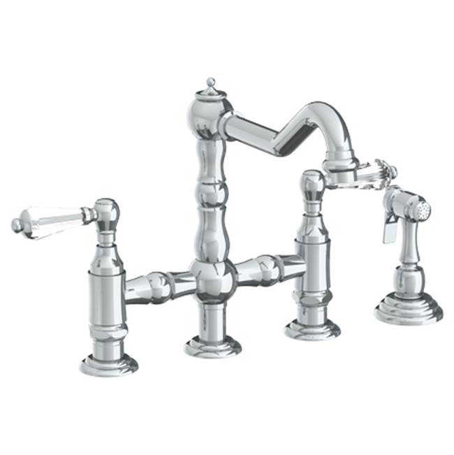 Watermark 206-7.6-SWA Paris Deck Mounted Bridge Kitchen Faucet With Side Spray - Parent