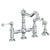 Watermark 206-7.6-SWA Paris Deck Mounted Bridge Kitchen Faucet With Side Spray