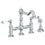 Watermark 206-7.6-SWA Paris Deck Mounted Bridge Kitchen Faucet With Side Spray