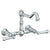 Watermark 206-7.7-S2 Paris Wall Mounted Bridge Kitchen Faucet