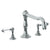 Watermark 206-8-SWA Paris Deck Mounted 3 Hole Bath Set