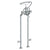 Watermark 206-8.3STP-S1 Paris Floor Standing Bath Set With Hand Shower & Shut-Off Valves