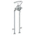 Watermark 206-8.3STP-S1 Paris Floor Standing Bath Set With Hand Shower & Shut-Off Valves