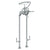 Watermark 206-8.3STP-S1A Paris Floor Standing Bath Set With Hand Shower & Shut-Off Valves
