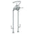 Watermark 206-8.3STP-S2 Paris Floor Standing Bath Set With Hand Shower & Shut-Off Valves