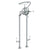 Watermark 206-8.3STP-SWA Paris Floor Standing Bath Set With Hand Shower & Shut-Off Valves