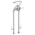 Watermark 206-8.3STP-SWA Paris Floor Standing Bath Set With Hand Shower & Shut-Off Valves