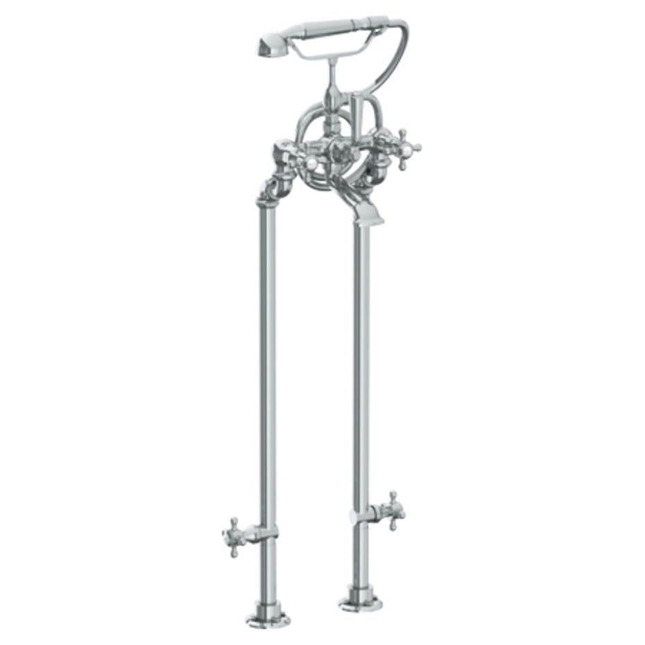 Watermark 206-8.3STP-V Paris Floor Standing Bath Set With Hand Shower & Shut-Off Valves
