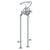 Watermark 206-8.3STP-V Paris Floor Standing Bath Set With Hand Shower & Shut-Off Valves