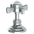 Watermark 206-DTD-S1 Paris Trim For Deck Mounted Valve. Plain Porcelain Button