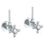 Watermark 206-MAS1-V Paris Lavatory Angle Stop Kit -1/2" Compression X 3/8" Od Compression - Parent