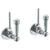Watermark 206-MAS2-S2 Paris Lavatory Angle Stop Kit -1/2" IPS X 3/8" Od Compression - Parent