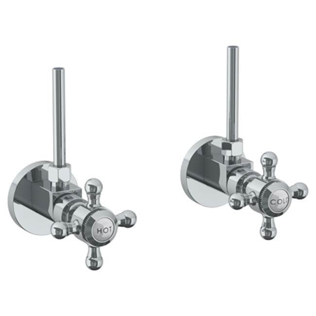 Watermark 206-MAS2-V Paris Lavatory Angle Stop Kit -1/2" IPS X 3/8" Od Compression