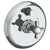 Watermark 206-P90-S1 Paris Wall Mounted Pressure Balance Shower Trim With Diverter 7" Diameter