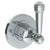 Watermark 206-T15-S2 Paris Wall Mounted Mini Thermostatic Shower Trim 3-1/2" Diameter