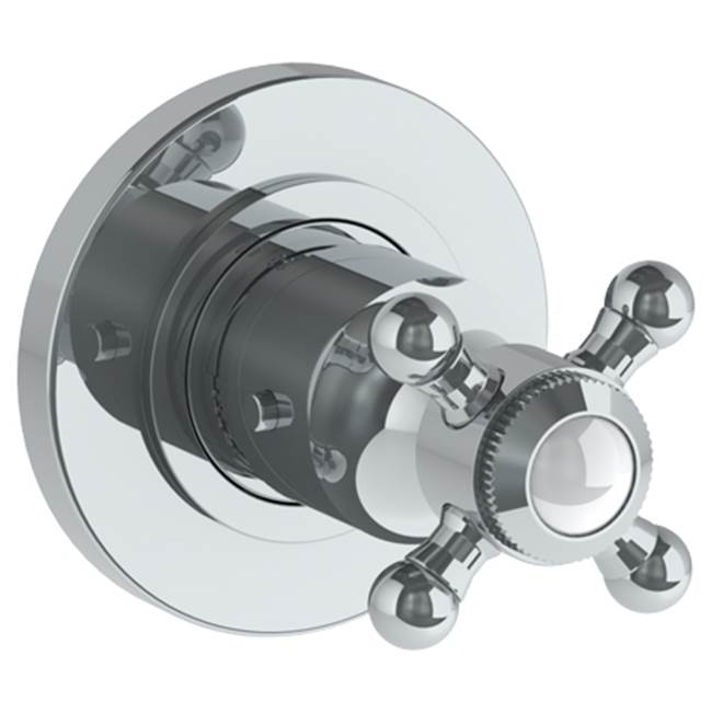 Watermark 206-T15-V Paris Wall Mounted Mini Thermostatic Shower Trim 3-1/2" Diameter
