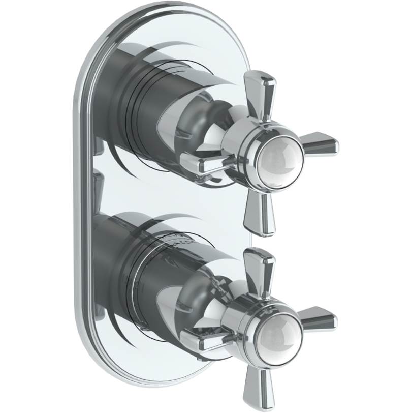 Watermark 206-T25-S1 Paris Wall Mounted Mini Thermostatic Shower Trim With Built-In Control 3-1/2" X 6-1/4". - Parent