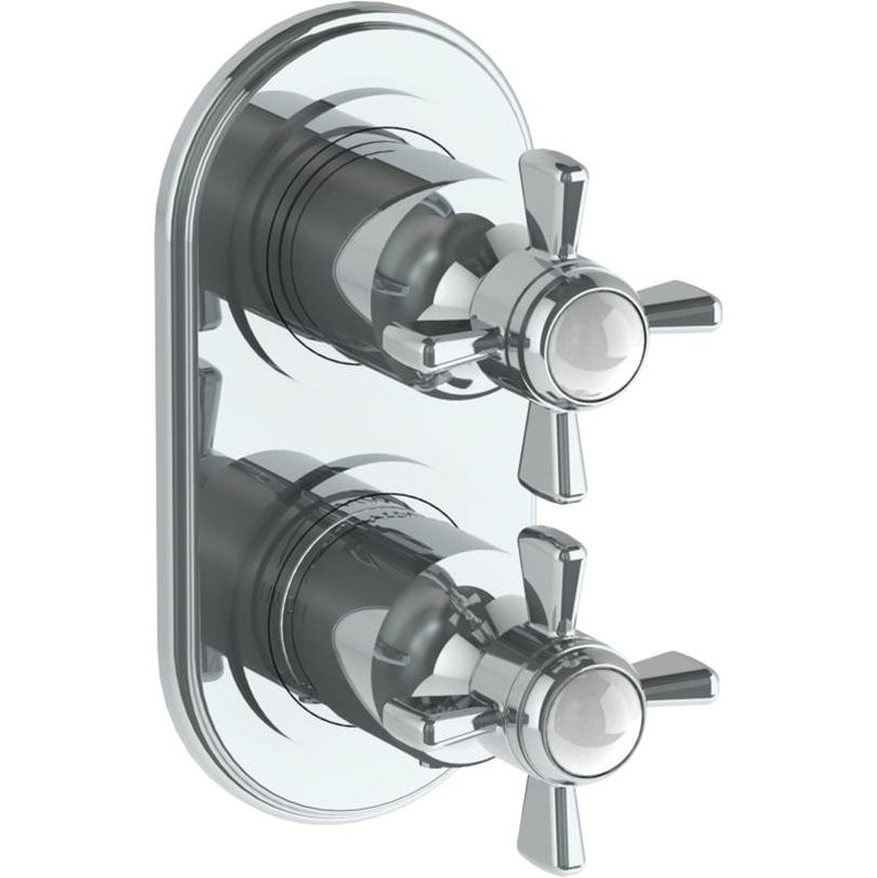 Watermark 206-T25-S1 Paris Wall Mounted Mini Thermostatic Shower Trim With Built-In Control 3-1/2" X 6-1/4". - Parent