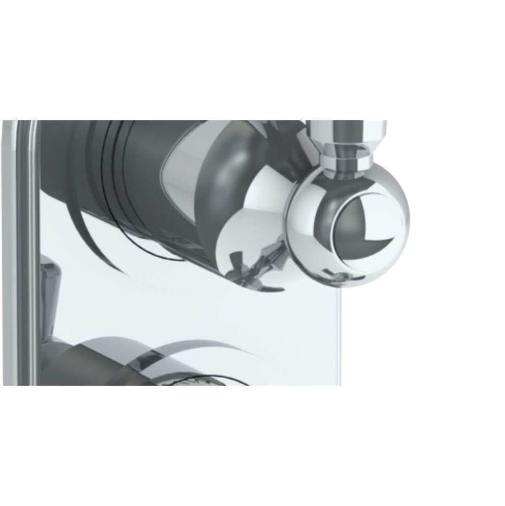 Watermark 206-T25-S1A Paris Wall Mounted Mini Thermostatic Shower Trim With Built-In Control 3-1/2" X 6-1/4". - Parent