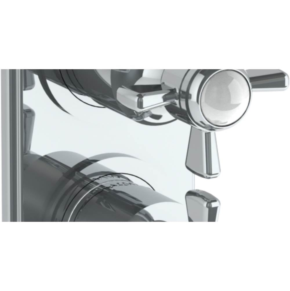 Watermark 206-T25-S1 Paris Wall Mounted Mini Thermostatic Shower Trim With Built-In Control 3-1/2