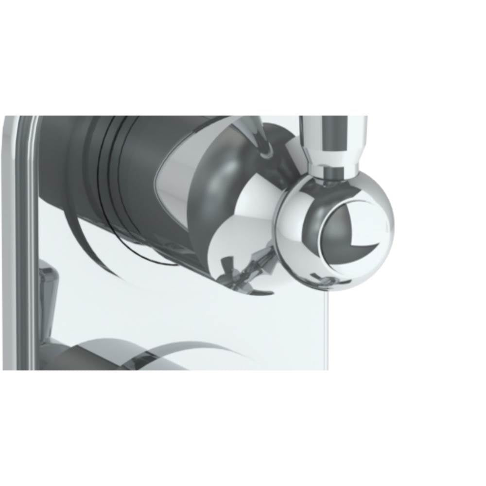 Watermark 206-T25-S2 Paris Wall Mounted Mini Thermostatic Shower Trim With Built-In Control 3-1/2" X 6-1/4". - Parent