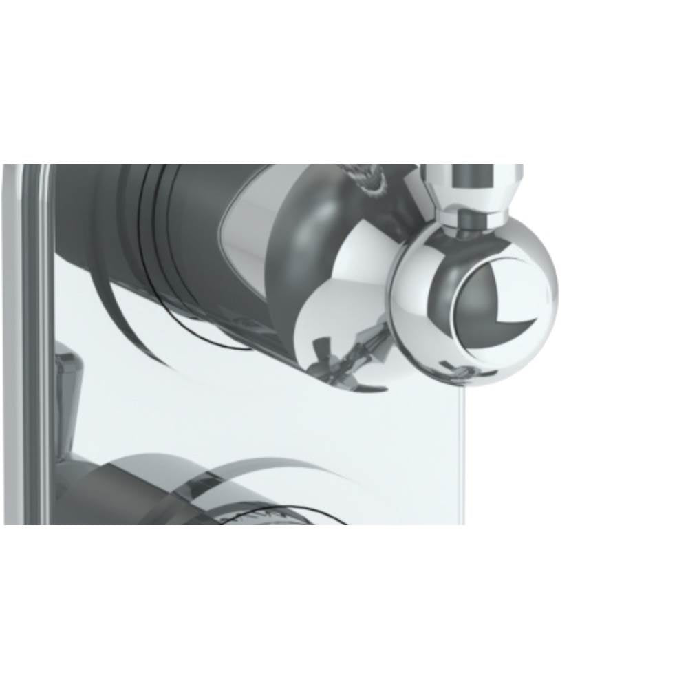 Watermark 206-T25-SWA Paris Wall Mounted Mini Thermostatic Shower Trim With Built-In Control 3-1/2" X 6-1/4". - Parent