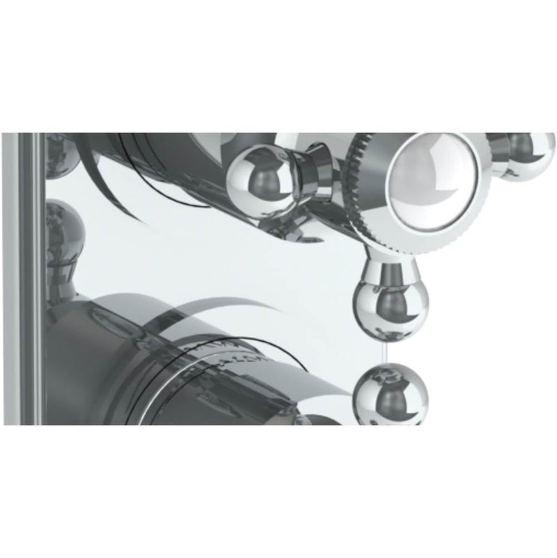 Watermark 206-T25-V Paris Wall Mounted Mini Thermostatic Shower Trim With Built-In Control 3-1/2" X 6-1/4". - Parent