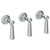 Watermark 206-WTR3-S1A Paris Wall Mounted 3-Valve Shower Trim