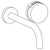 Watermark 21-1.2M-E1xx Elements Wall Mounted 2 Hole Lavatory Set With 8 3/4" Spout - Parent