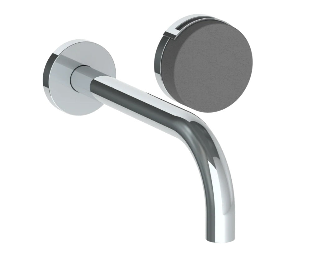 Watermark 21-1.2M-E3xx Elements Wall Mounted 2 Hole Lavatory Set With 8 3/4" Spout