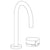 Watermark 21-1.3-E2xx Elements Deck Mounted 2 Hole Extended Lavatory Set - Parent