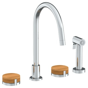 Watermark 21-7.1-E2xx Elements Deck Mounted 4 Hole Kitchen Set - Includes Side Spray - Parent