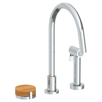 Watermark 21-7.1.3A-E2xx Elements Deck Mounted 3 Hole Kitchen Set - Includes Side Spray