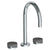 Watermark 21-8-E1xx Elements Deck Mounted 3 Hole Bath Set