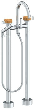 Watermark 21-8.3-E3xx Elements Floor Standing Bath Set With Slim Hand Shower