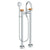 Watermark 21-8.3V-E2xx Elements Floor Standing Bath Set With Volume Hand Shower