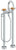 Watermark 21-8.3V-E3xx Elements Floor Standing Bath Set With Volume Hand Shower