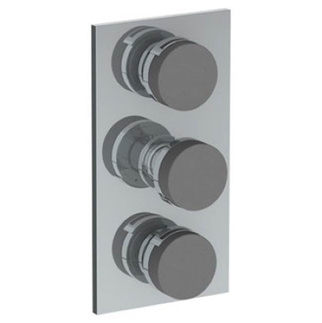 Watermark 21-T30-E1xx Elements Wall Mounted Thermostatic Shower Trim With 2 Built-In Controls 6-1/4" X 12"