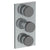 Watermark 21-T30-E1xx Elements Wall Mounted Thermostatic Shower Trim With 2 Built-In Controls 6-1/4" X 12"