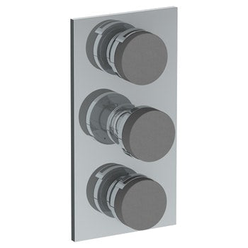 Watermark 21-T30-E1xx Elements Wall Mounted Thermostatic Shower Trim With 2 Built-In Controls 6-1/4" X 12"