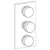 Watermark 21-T30-E2xx Elements Wall Mounted Thermostatic Shower Trim With 2 Built-In Controls 6-1/4" X 12" - Parent
