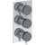 Watermark 21-T30-E3xx Elements Wall Mounted Thermostatic Shower Trim With 2 Built-In Controls 6-1/4" X 12" - Parent