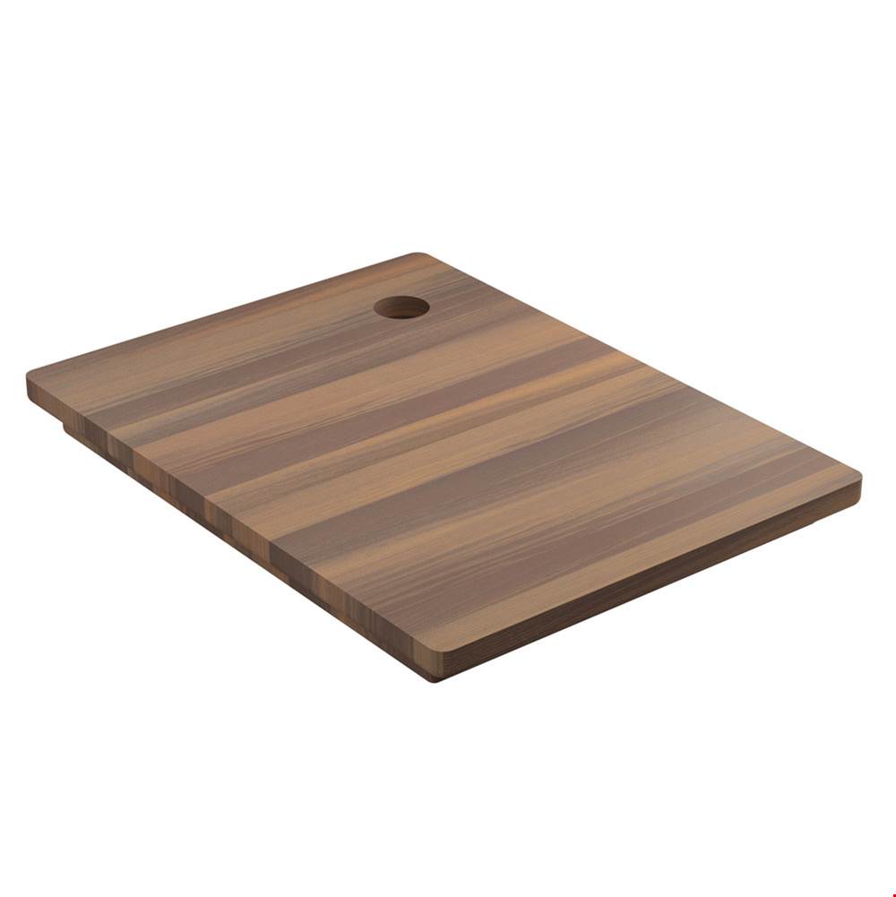 Home Refinements by Julien 210060 Cutting Board For Fira Sink With Ledge 12-3/4X17-1/4X1-1/2 - Walnut