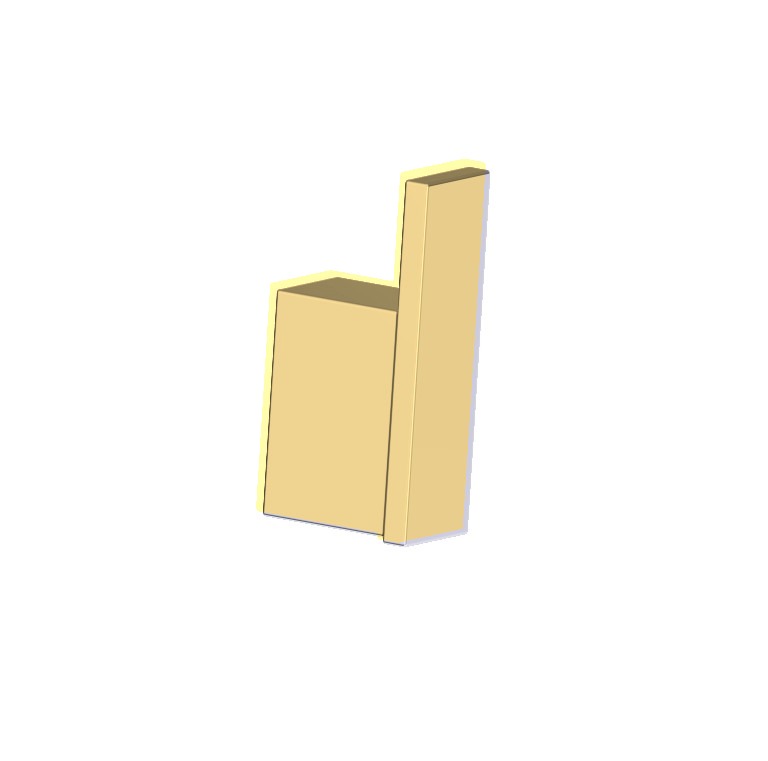 Kartners 210134 Prague Quadruple Prong Robe Hook