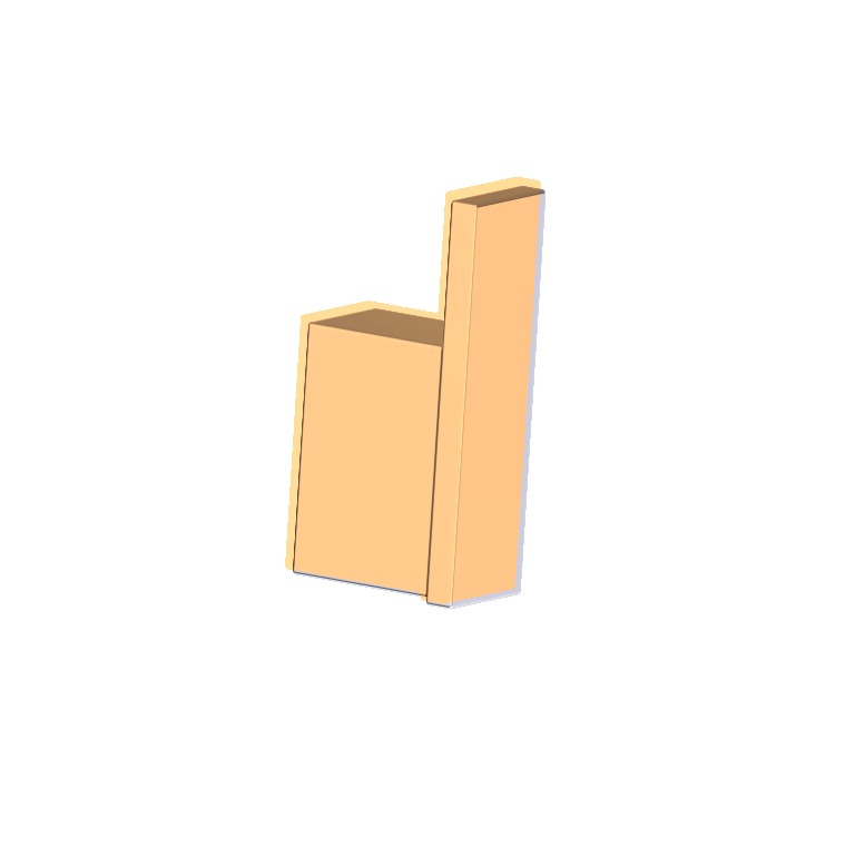 Kartners 210134 Prague Quadruple Prong Robe Hook