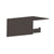 Kartners 210159 Prague Single Toilet Paper Holder with Shelf