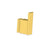 Kartners 2107301 Prague Single Through Glass Robe Hook