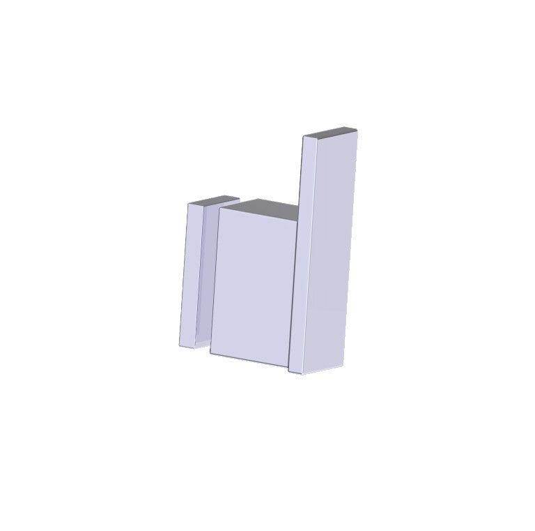 Kartners 2107301 Prague Single Through Glass Robe Hook
