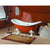 Cheviot 2114-WC-6 Regency Cast Iron Bathtub With Lion Feet And Faucet Holes