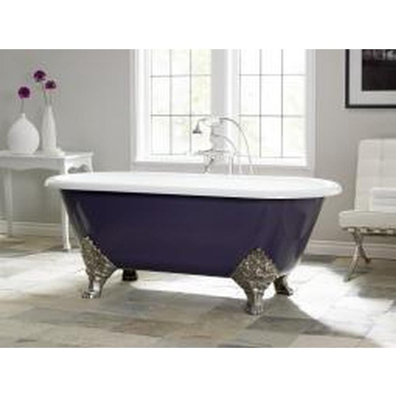 Cheviot 2160-WC-7 Carlton Cast Iron Bathtub With Faucet Holes